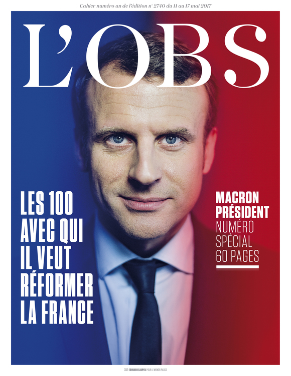 Cover of the Day: L'Obs, May 11, 2017
