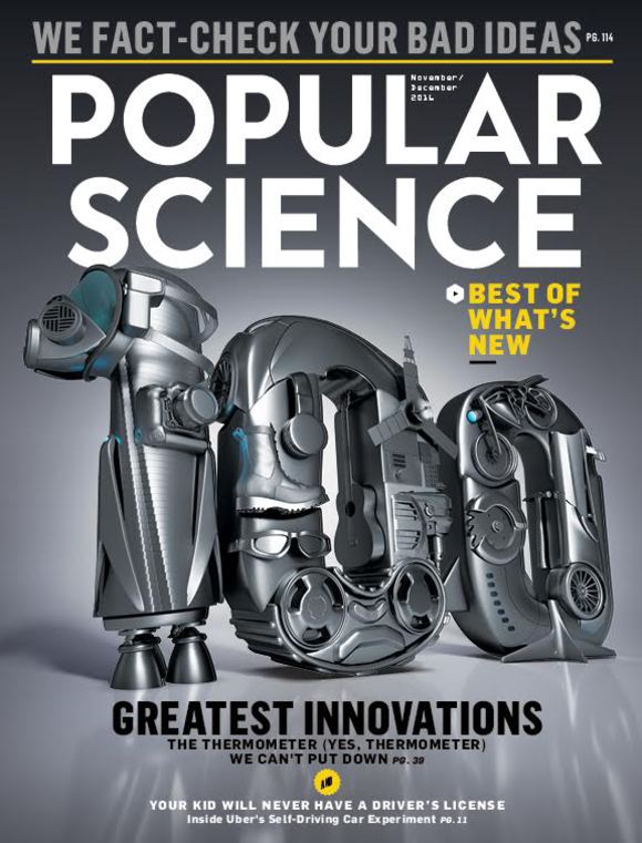 Cover of the Day: Popular Science, November/December 2016