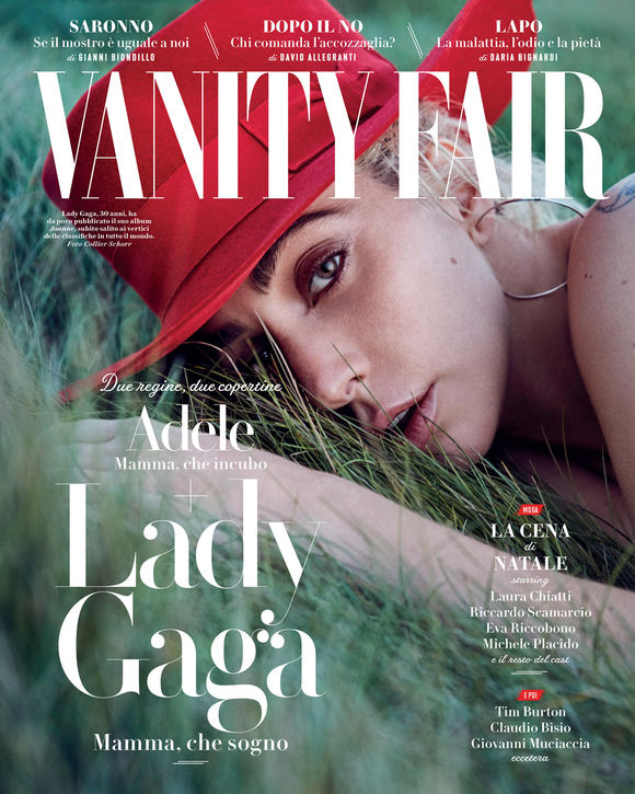 Cover of the Day: Vanity Fair Italia, December 6, 2016