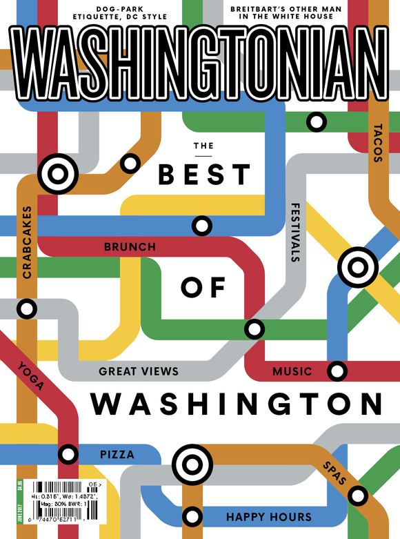 Cover of the Day: Washingtonian, June 2017