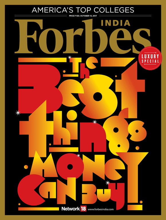 Cover of the Day: Forbes India, October 13, 2017