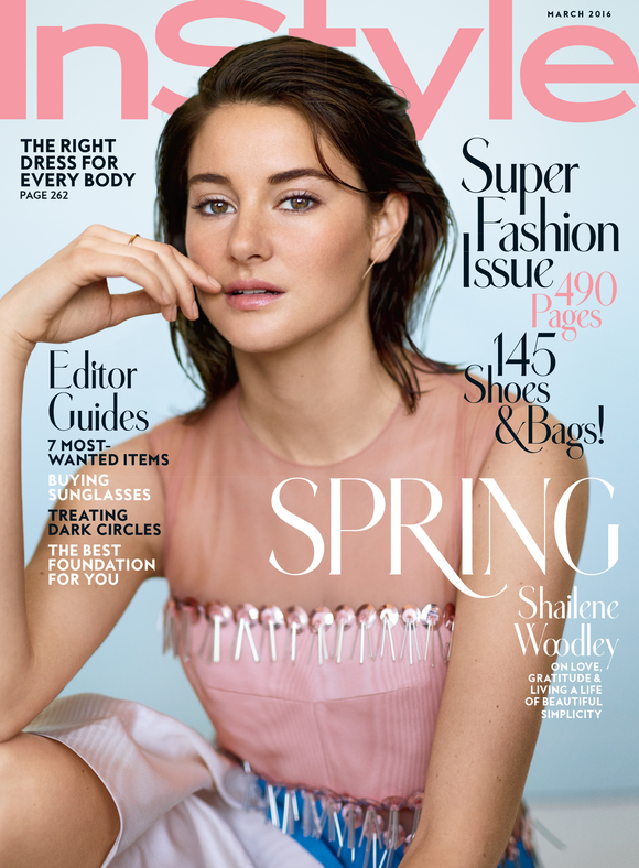 Cover of the Day: InStyle, March 2016