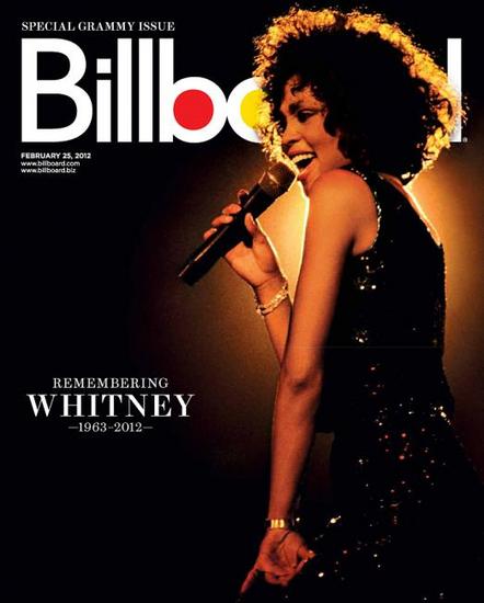 Billboard featuring Whitney Houston, February 25, 2012