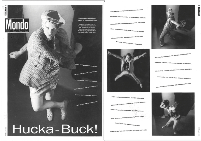1990, art director: Kim Klein. Photographs by Lilly Dong.