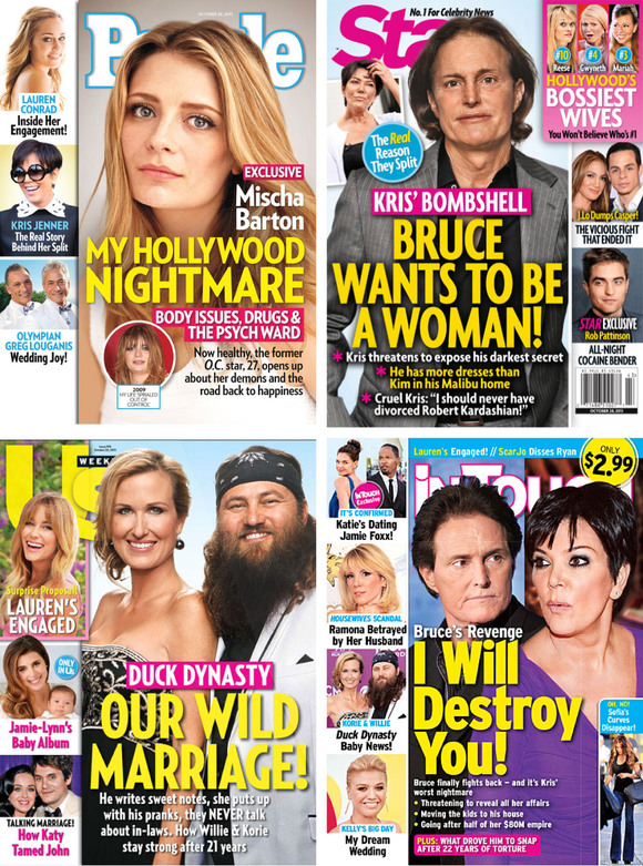 Covers of the Day (Friday Celeb Edition) - You Decide!