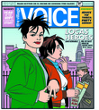 Jaime Hernandez Village Voice cover 