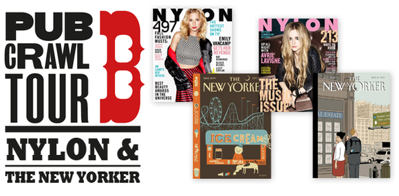 Pub Crawl 2013 Spotlight: TOUR B Nylon & The New Yorker