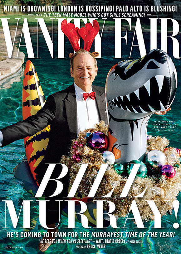Cover of the Day: Vanity Fair, December, 2015