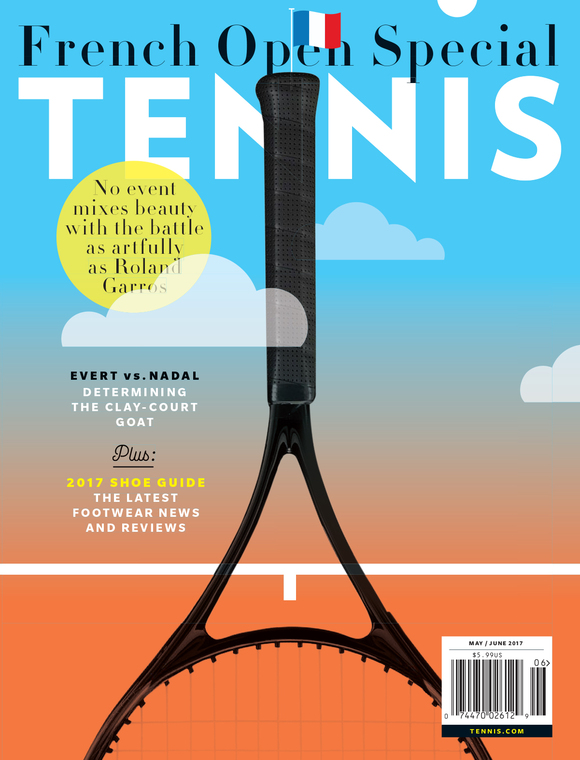 Cover of the Day: Tennis Magazine, May/June 2017