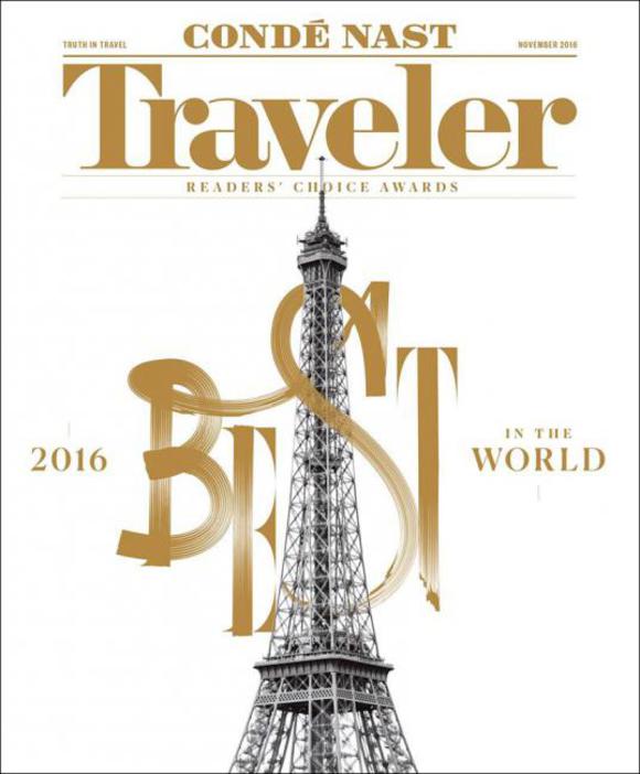 Cover of the Day: Conde Nast Traveler (US), November, 2016