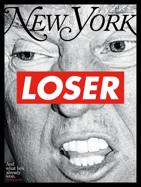 Cover of the Day: New York Magazine, October 31 - November 13, 2016