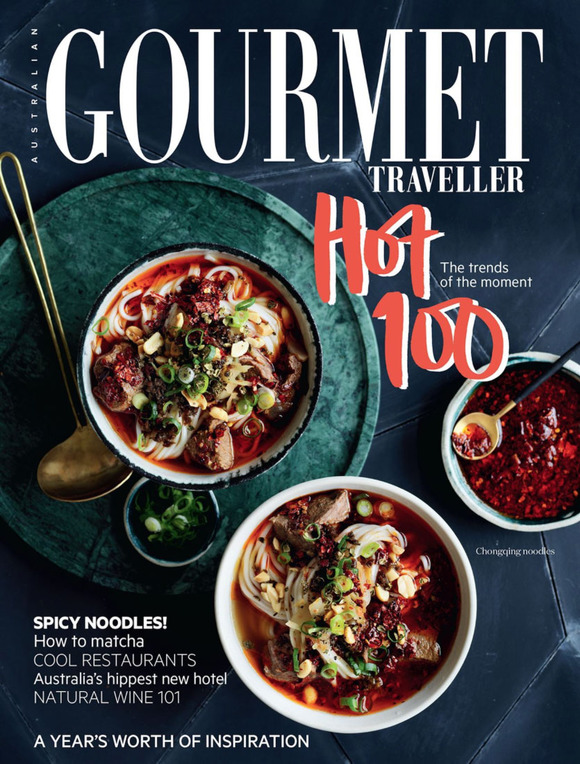Cover of the day: Gourmet Traveller (Australia), May 2017