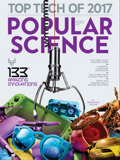Cover of the day: Popular Science (USA edition), November-December 2017