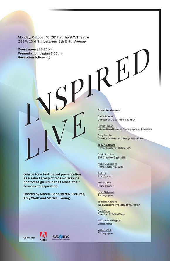 Don't Miss INSPIRED LIVE on Monday, October 16th!
