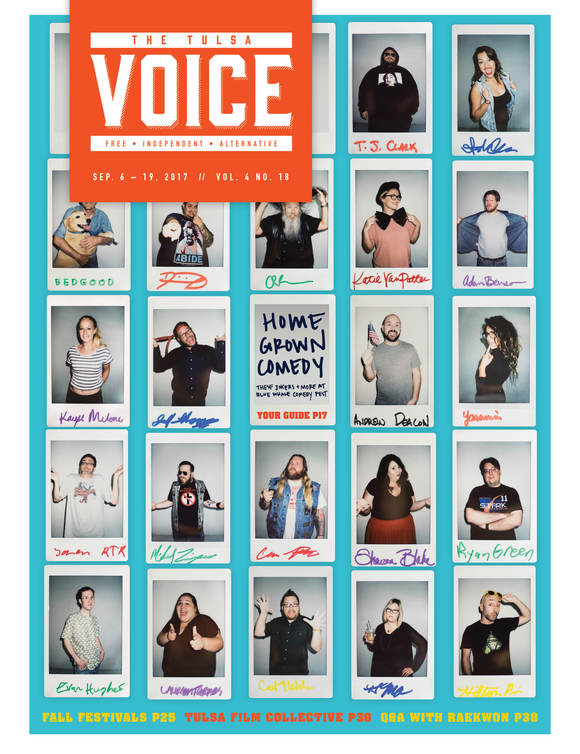 Cover of the Day: The Tulsa Voice, September 6 - 19, 2017