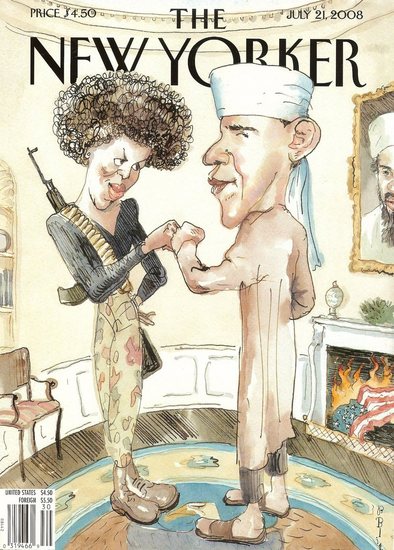The New Yorker, July 21, 2008; Illustration: Barry Blitt