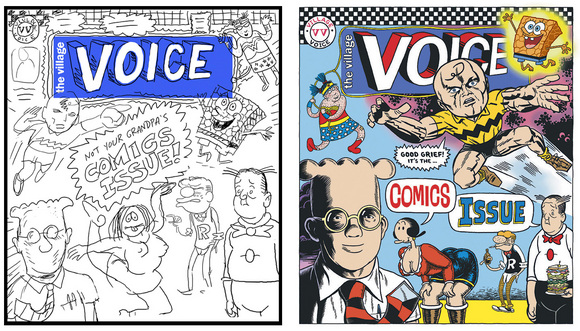 Blood Sweat and Ink! Creating The Village Voice Comics Issue
