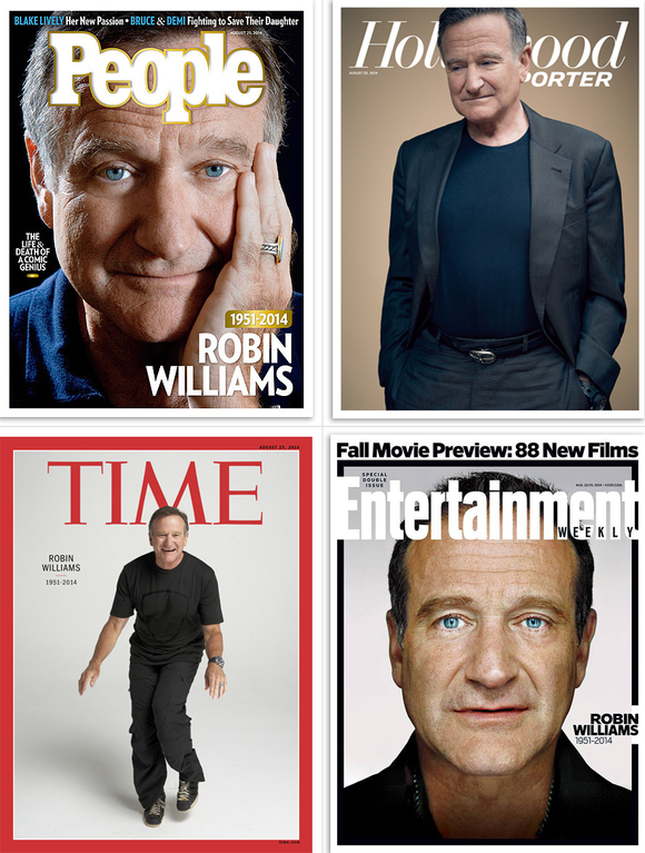 Covers of the Day: Weekly Magazines Pay Tribute to Robin Williams