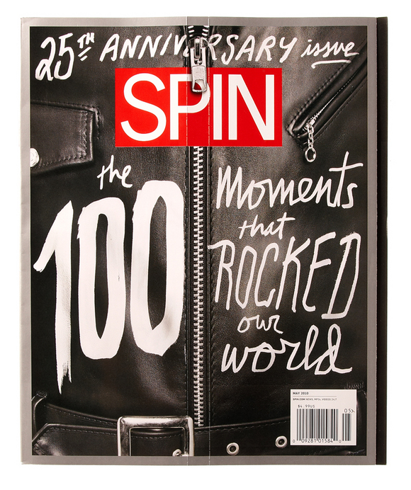 SPIN's 25th Anniversary Cover Zips Up, Counts Down