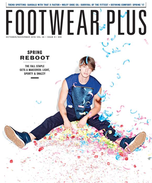 Cover of the Day: Footwear Plus, October/November 2016 