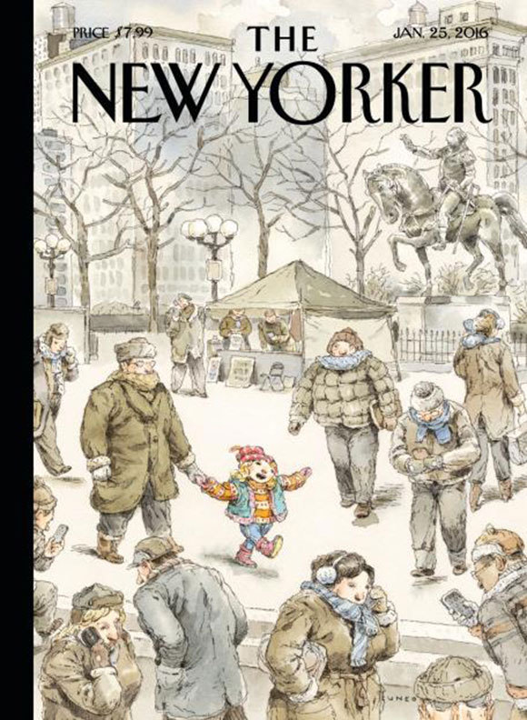 Cover of the Day: New Yorker, January 25, 2016