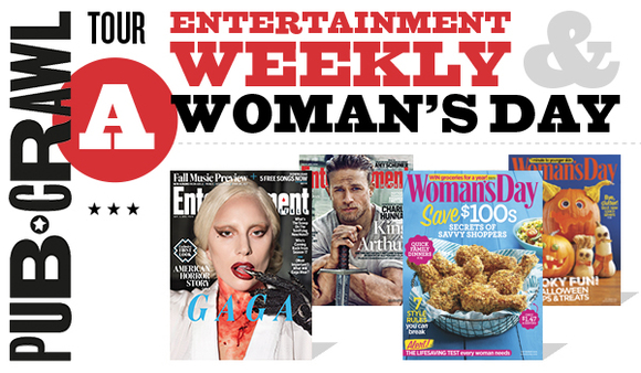 Pub Crawl 2015 Spotlight: TOUR A - Entertainment Weekly & Woman's Day