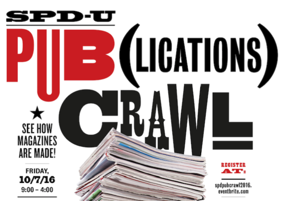 Join SPD-U for Our 2016 Pub(lications) Crawl on Friday, 10/7/16